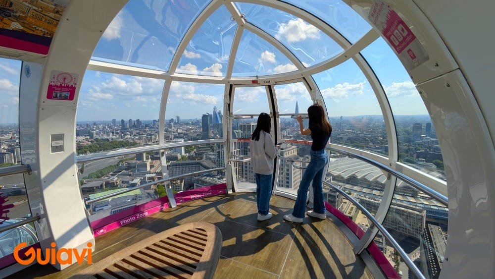Vistas desde el London Eye a máxima altura