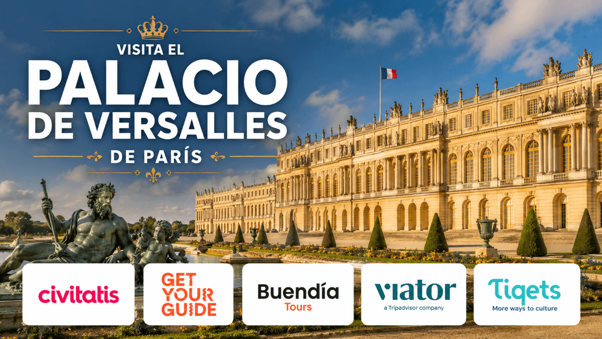 Agencias para visita guiada por el Palacio Versalles