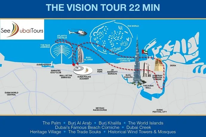 Tour Dubái Helicóptero