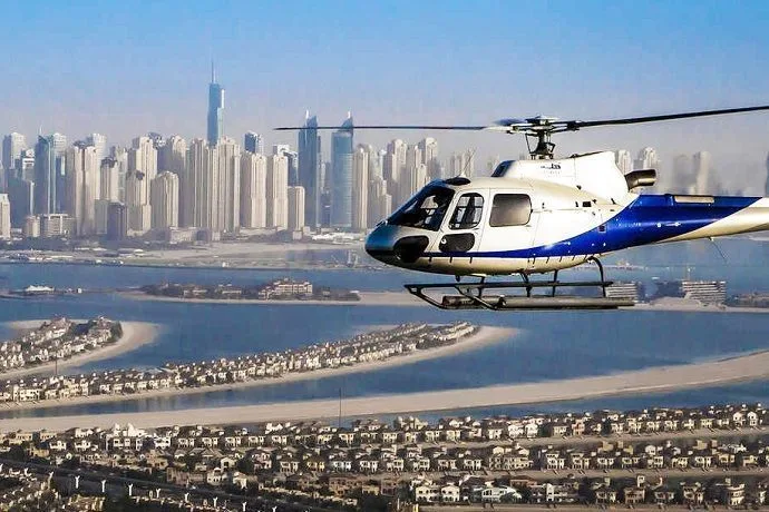 Dubái en helicóptero. Paseo Dubái en Helicóptero