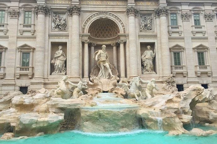 Guía turístico en Roma.