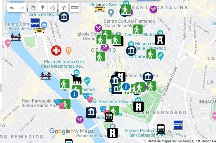 Mapa de Sevilla