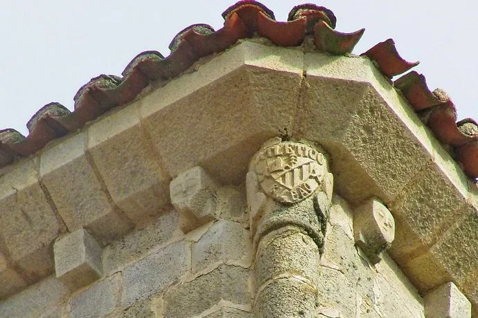 Escudo del Athletic de Bilbao Torre Santa María la Mayor.