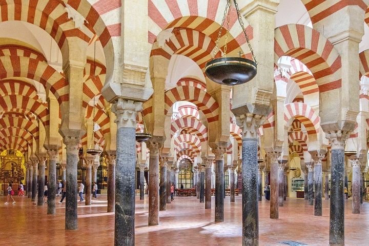 Interior de la Mezquita de Córdoba