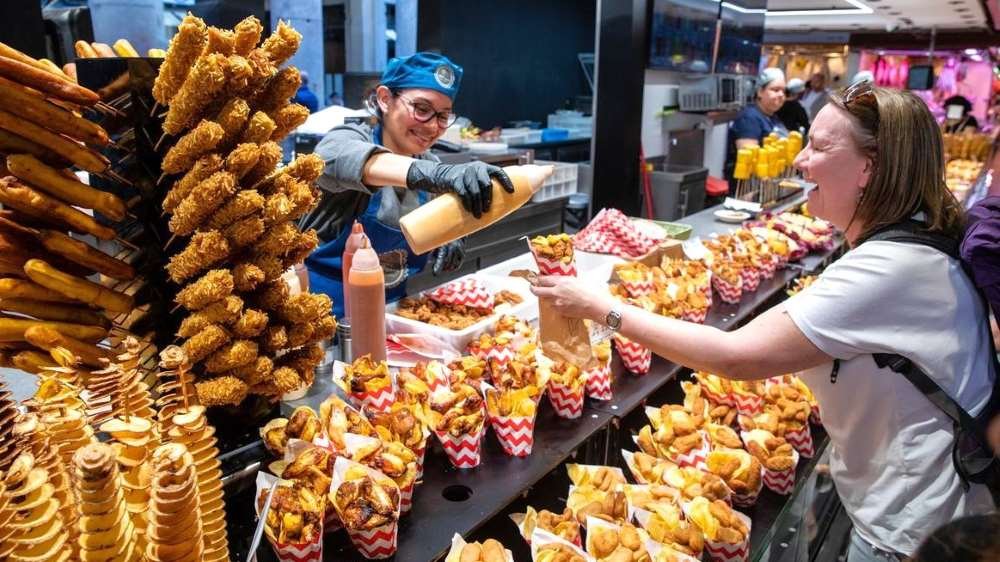 Tour por el mercado del a Boquería en Barcelona