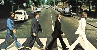 The Beatles en Abbey Road, Londres.
