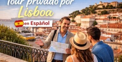 Guía turístico en un tour privado por Lisboa español