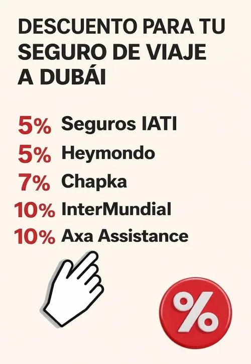 Seguros viaje Dubái