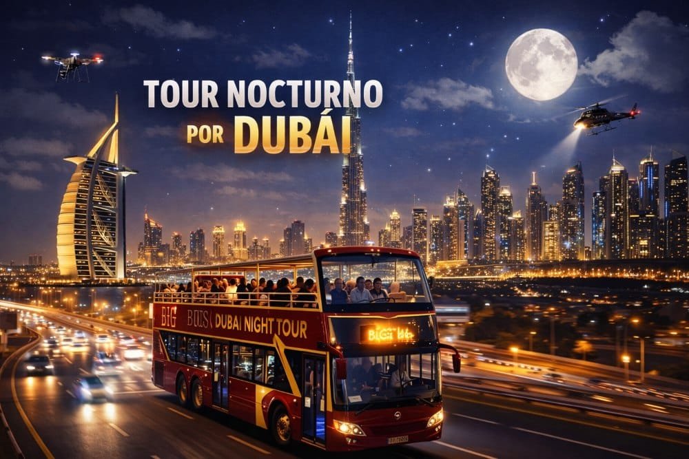 Mejor tour nocturno por Dubái en español