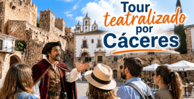 Mejor tour teatralizado por Cáceres