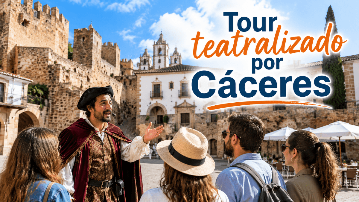 Mejor tour teatralizado por Cáceres