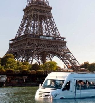 Tour autobús anfibio parís