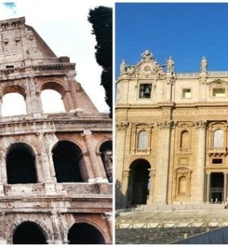 Vaticano y Coliseo