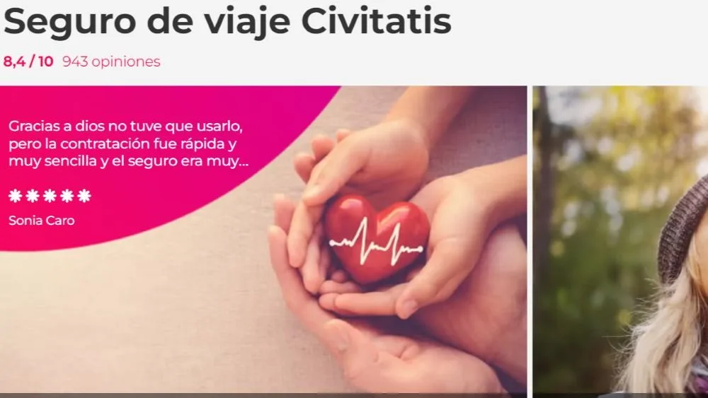 Opiniones del seguro de viaje de Civitatis