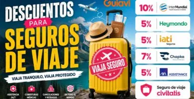 Mejores descuentos en seguros viaje