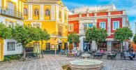 Barrio de Santa Cruz en Sevilla.