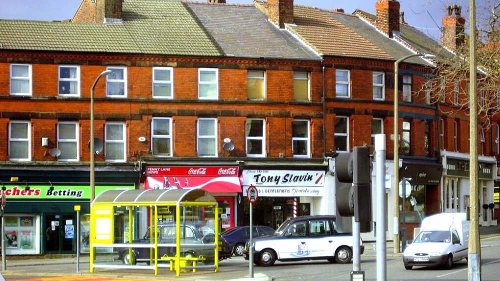 Penny Lane, Liverpool.