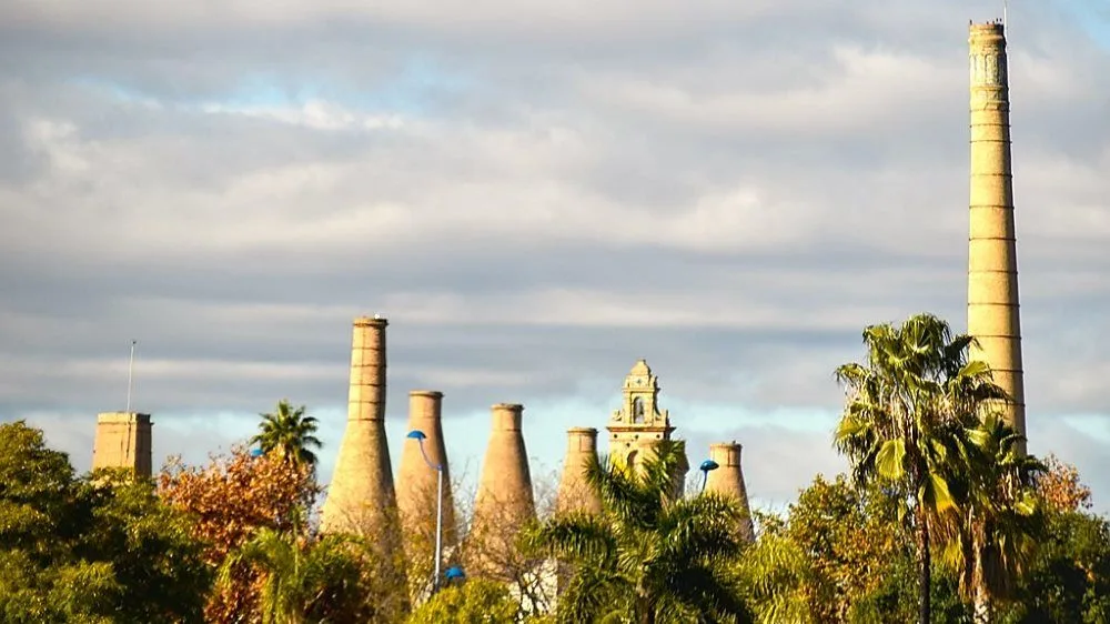 Chimeneas del Monasterio de la Cartuja de Sevilla.