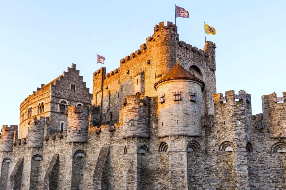 Castillo de Gante desde Bruselas
