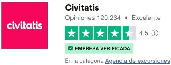 Opiniones de Civitatis en Sevilla con Trustpilot