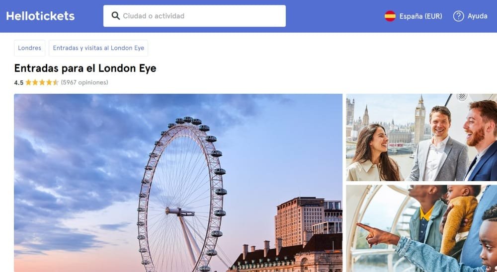 entradas online London Eye