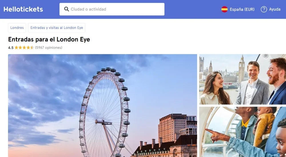 entradas online London Eye