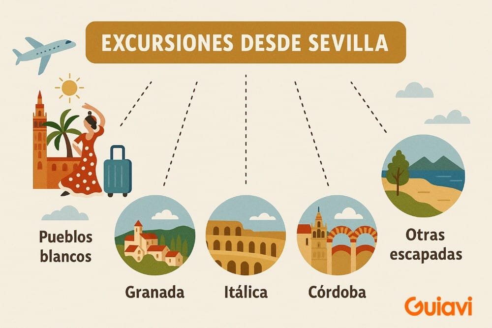 Cómo organizar excursiones desde Sevilla