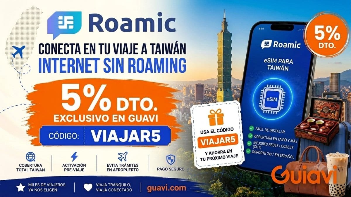 Descuento de Roamic para Taiwán