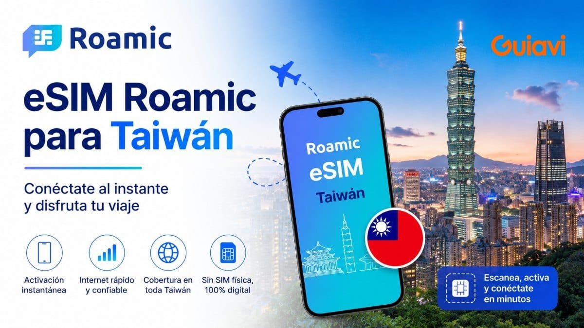 eSIM de Roamic en Taiwán